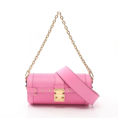 Louis Vuitton Papillon Trunk Handbag Leather Epi