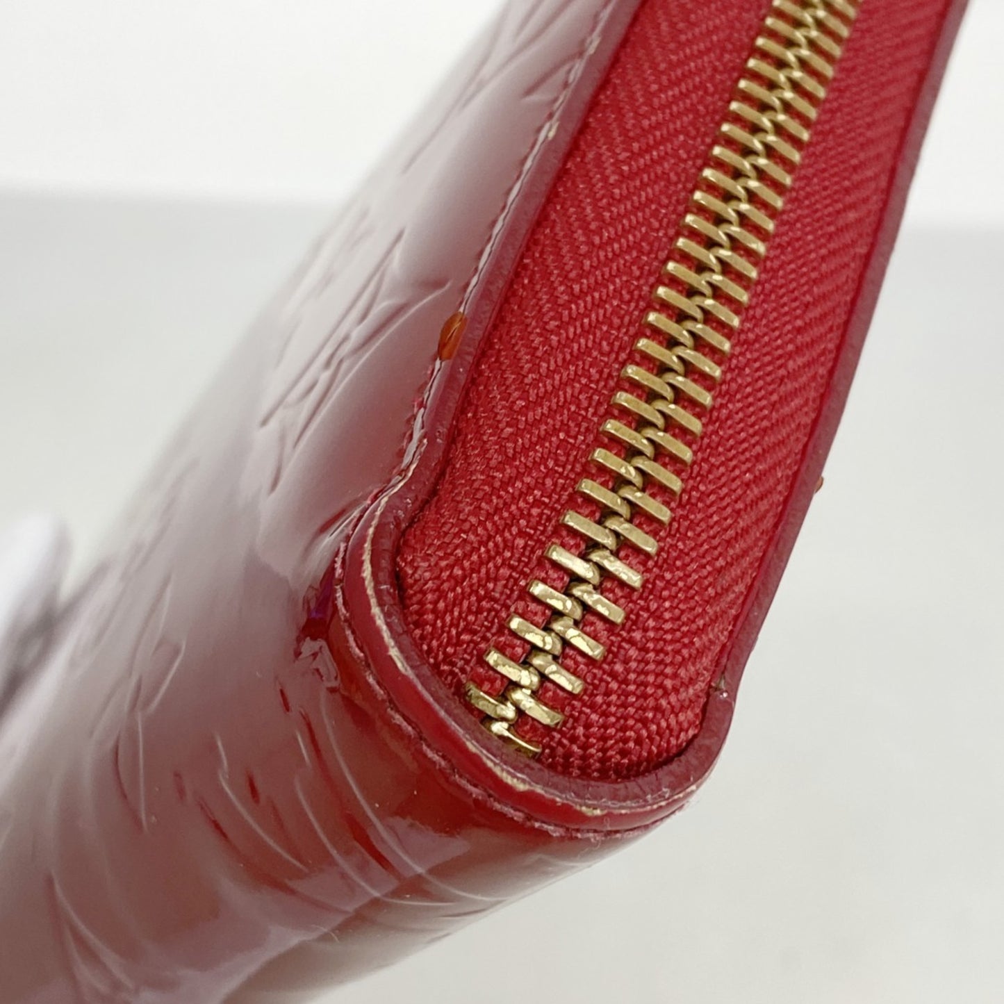 Louis Vuitton Vernis Zippy Wallet M91981 Pomme D'Amour