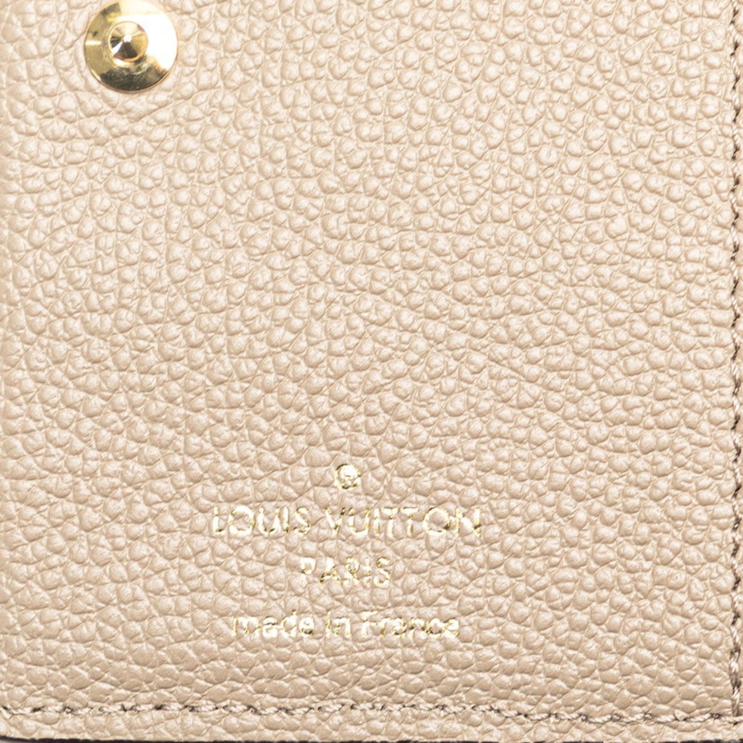 Louis Vuitton Monogram Empreinte Portefeuille Q Bi-Fold Wallet M80152 Tourterelle Beige Leather