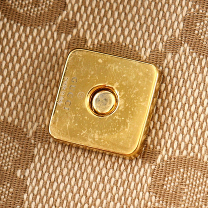 Gucci Shoulder Bag 145857 Gg Canvas Beige A5