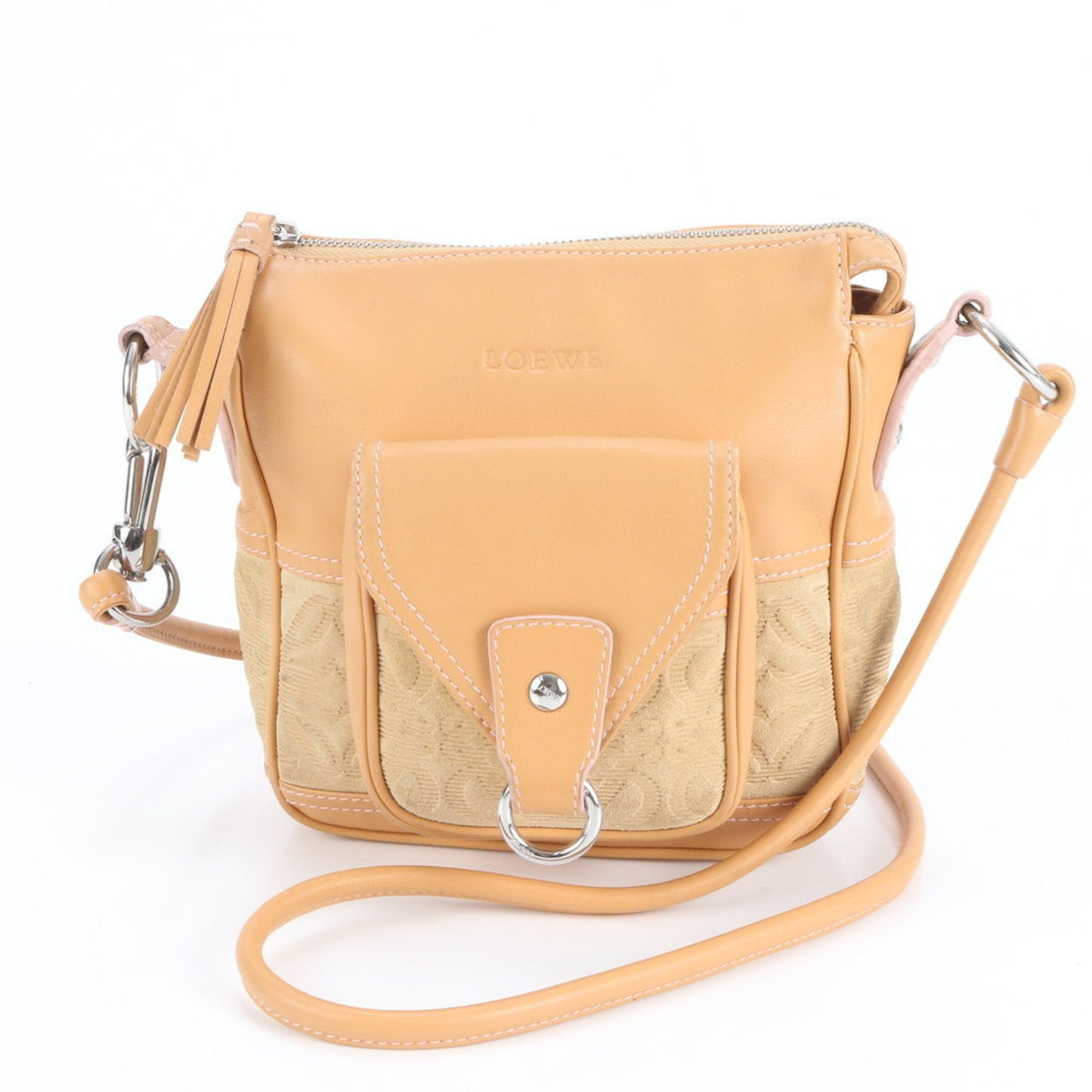 Loewe Anagram Leather Shoulder Bag