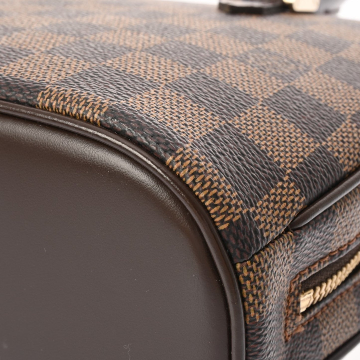 Louis Vuitton Damier Saria Mini Brown N51286 Women'S Canvas Handbag