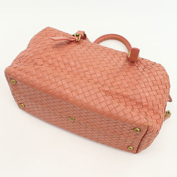 Bottega Veneta Mini Boston Bag 173398 V00A2 6810 Intrecciato