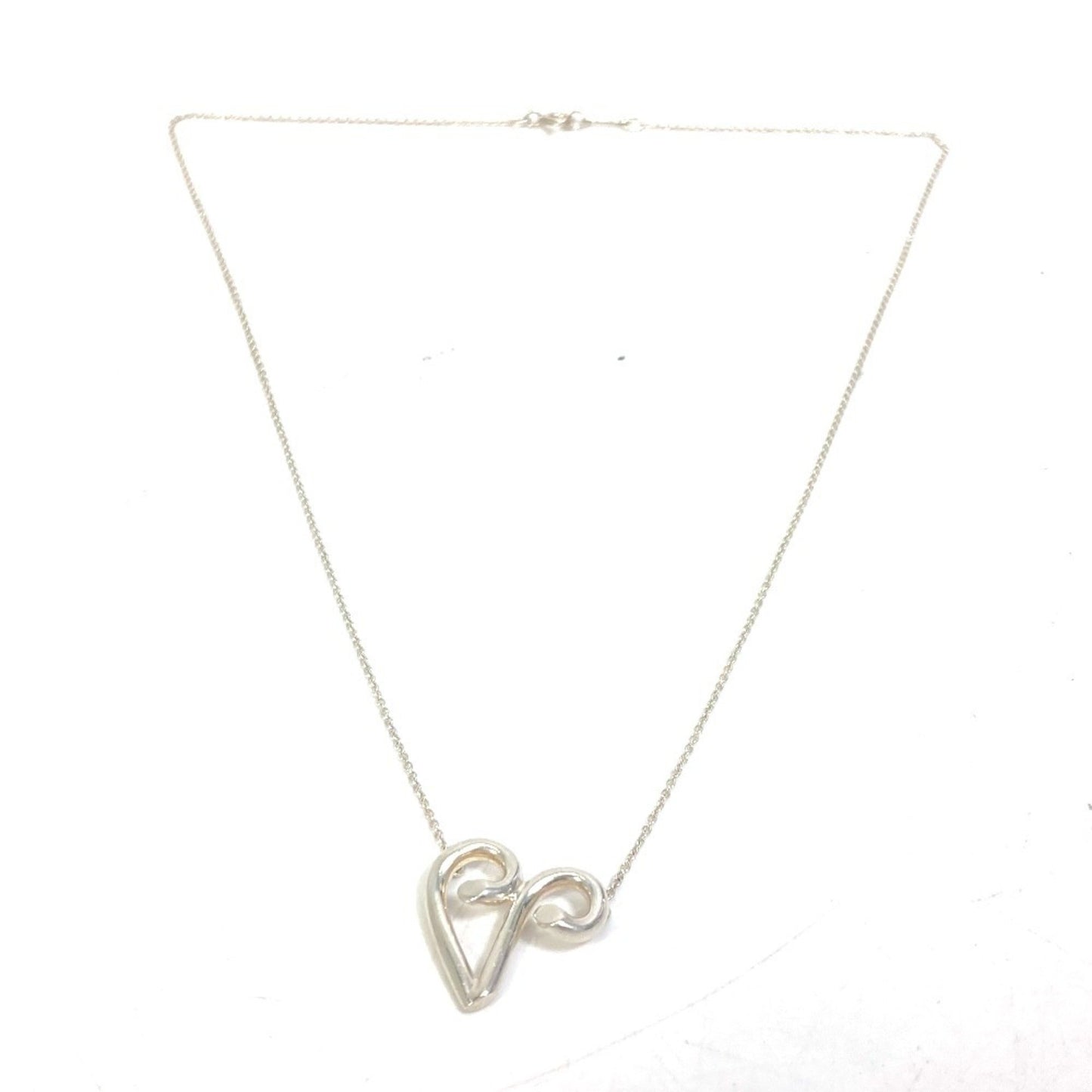 Tiffany&Co. Tiffany V Initial Paloma Picasso Accessory Pendant Necklace Sv925
