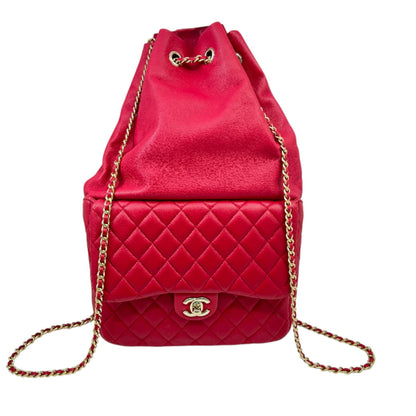 Chanel Matelasse Backpack In Pink Lambskin A94417
