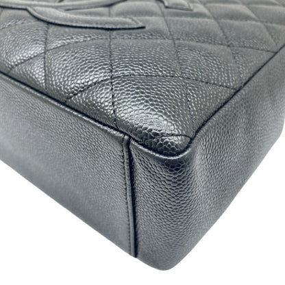 Chanel Chanel Matelasse Pst Tote Caviar Skin Black Chain Shoulder 8Th Series Grained Calfskin