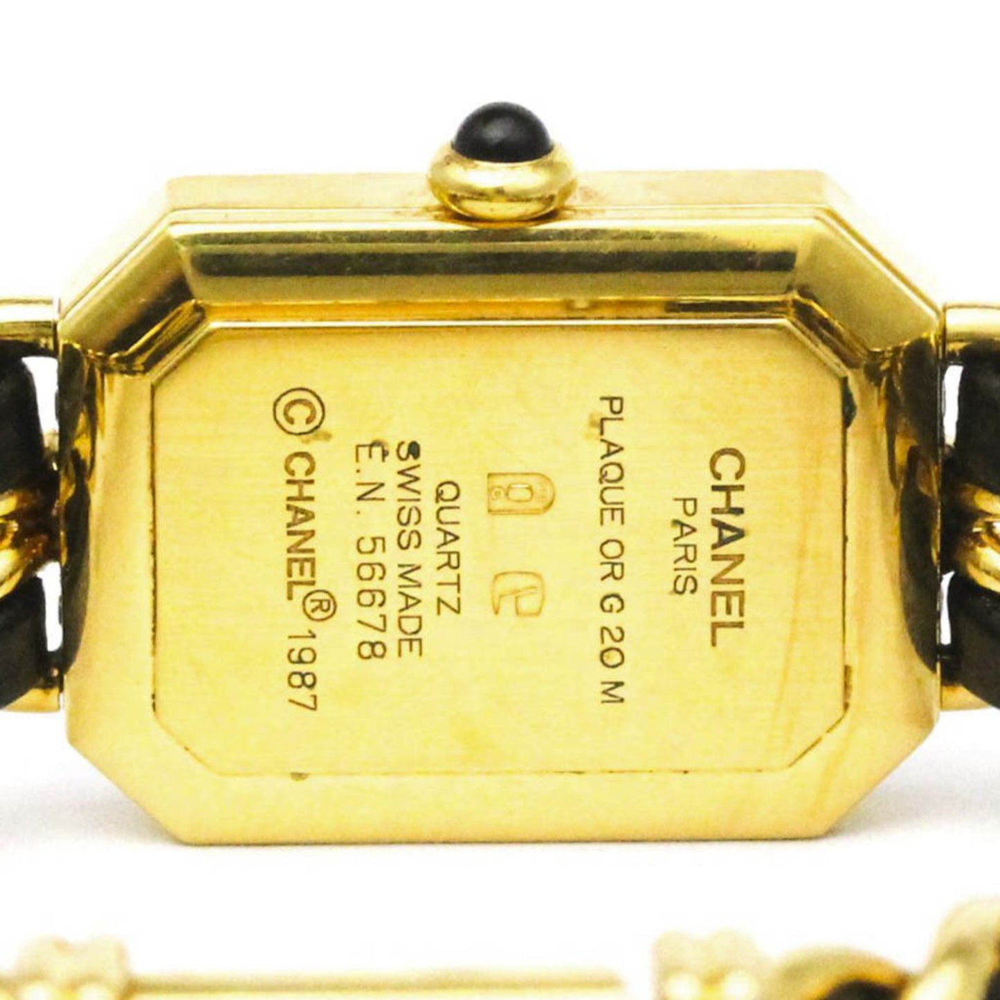 Chanel Premiere Size M Gold Plated Quartz