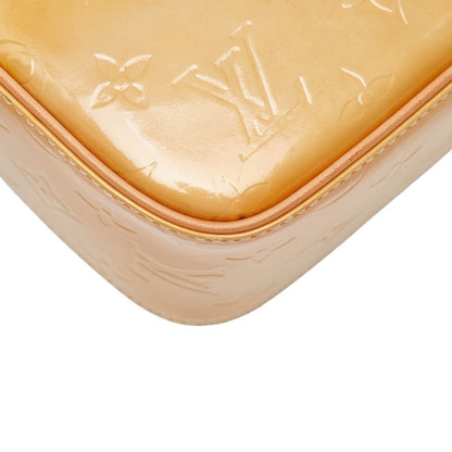 Louis Vuitton Monogram Vernis Christy Gm Shoulder Bag M91147 Beige Patent Leather