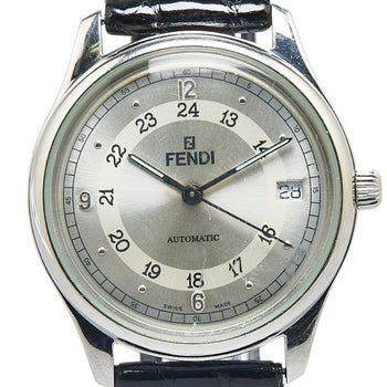 Fendi Horology Strap (Non-Original) 200G Automatic Watch With Silver Dial