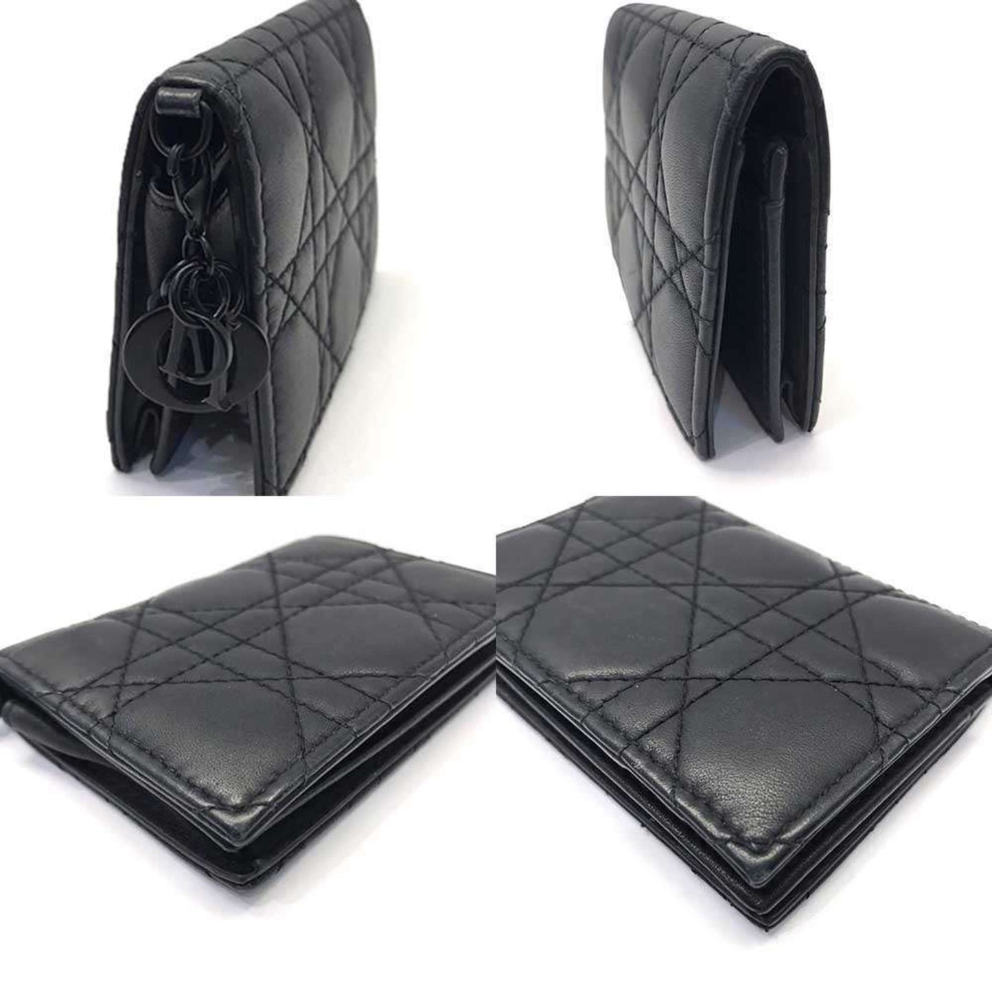 Leather Christian Dior Card Case