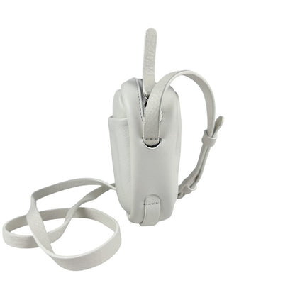 Balenciaga Shoulder Bag Everyday Camera Xs Leather Off-White Silver