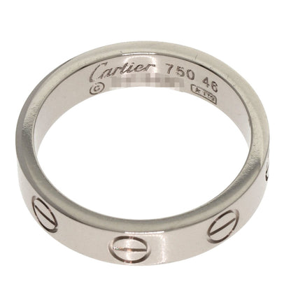 Cartier Mini Love Ring #46 18K White Gold
