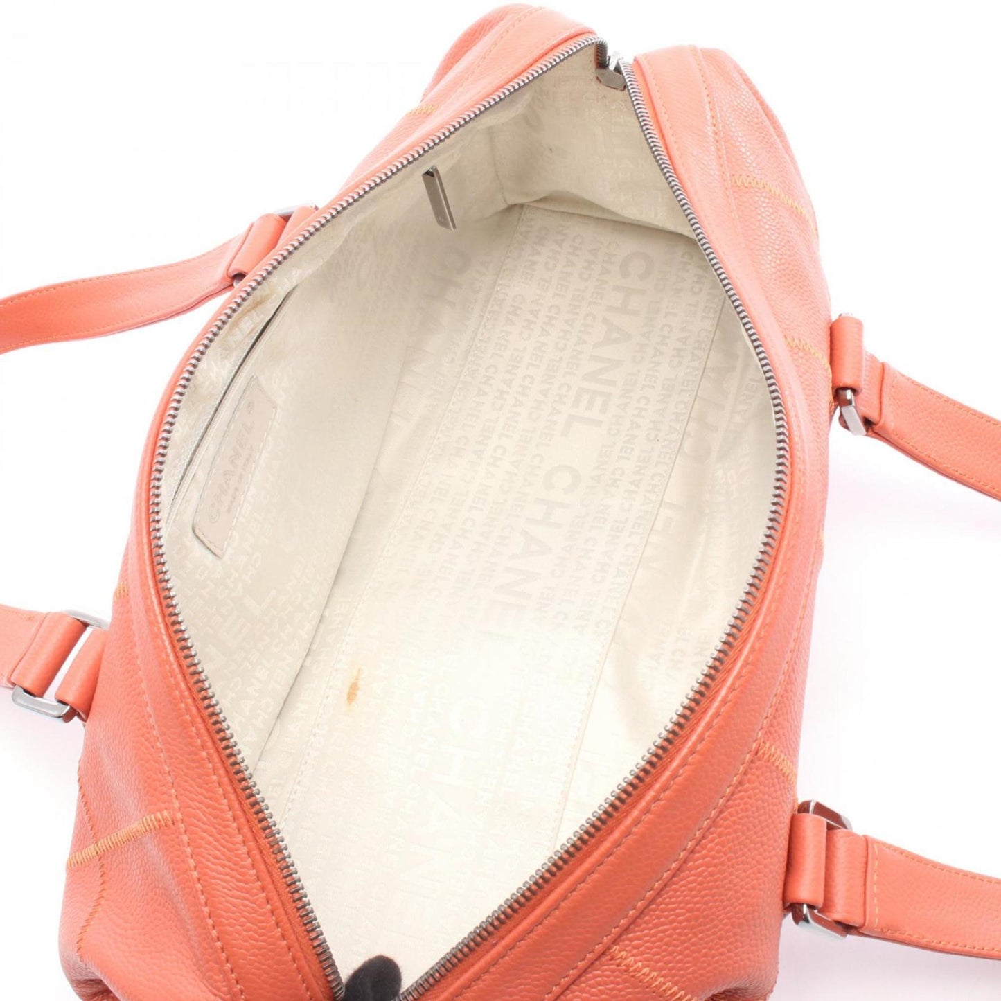 Chanel Chocobar Boston Bag In Grained Calf Leather