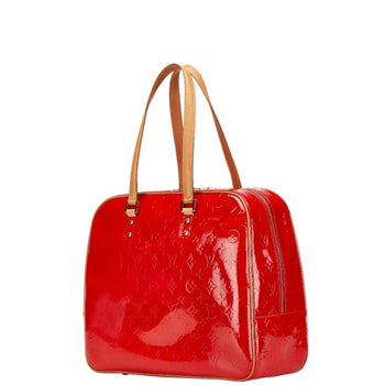 Louis Vuitton Monogram Vernis Sutton Tote/Shoulder Bag M91080 Rouge Red Patent Leather
