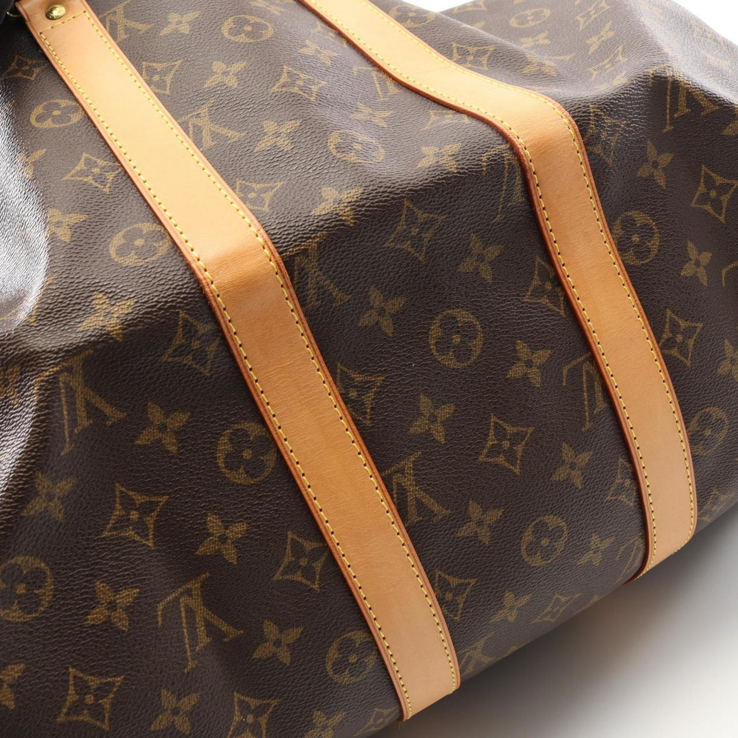 Louis Vuitton Keepall 45 Monogram Boston Bag Coated Canvas Leather