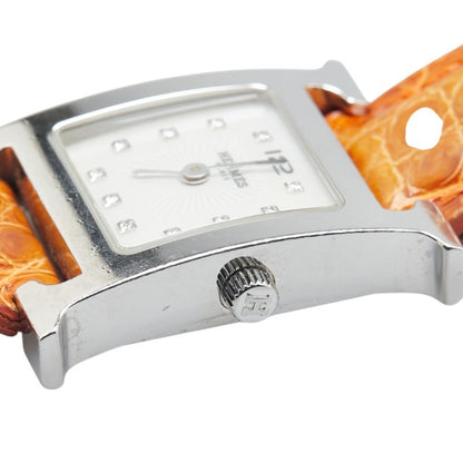 Hermes H Watch 11P Diamond Wristwatch Hh1.210