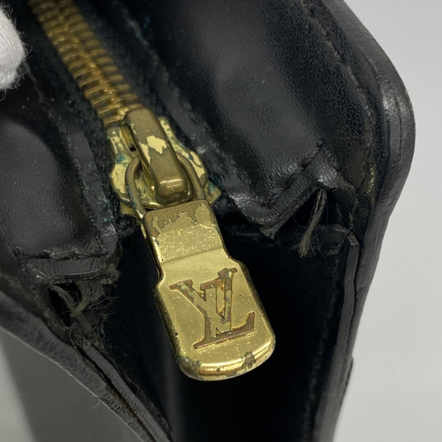 Louis Vuitton Epi Pochette Homme Clutch Bag M52522 Noir