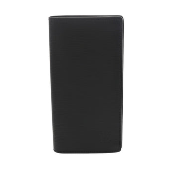 Louis Vuitton Epi Leather Portefeuille Brazza Noir M60622 Men'S Long Wallet In Leather