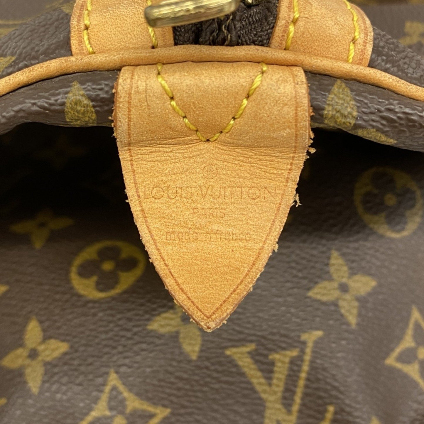 Louis Vuitton Monogram Sax Spool Boston Bag M41622 Brown