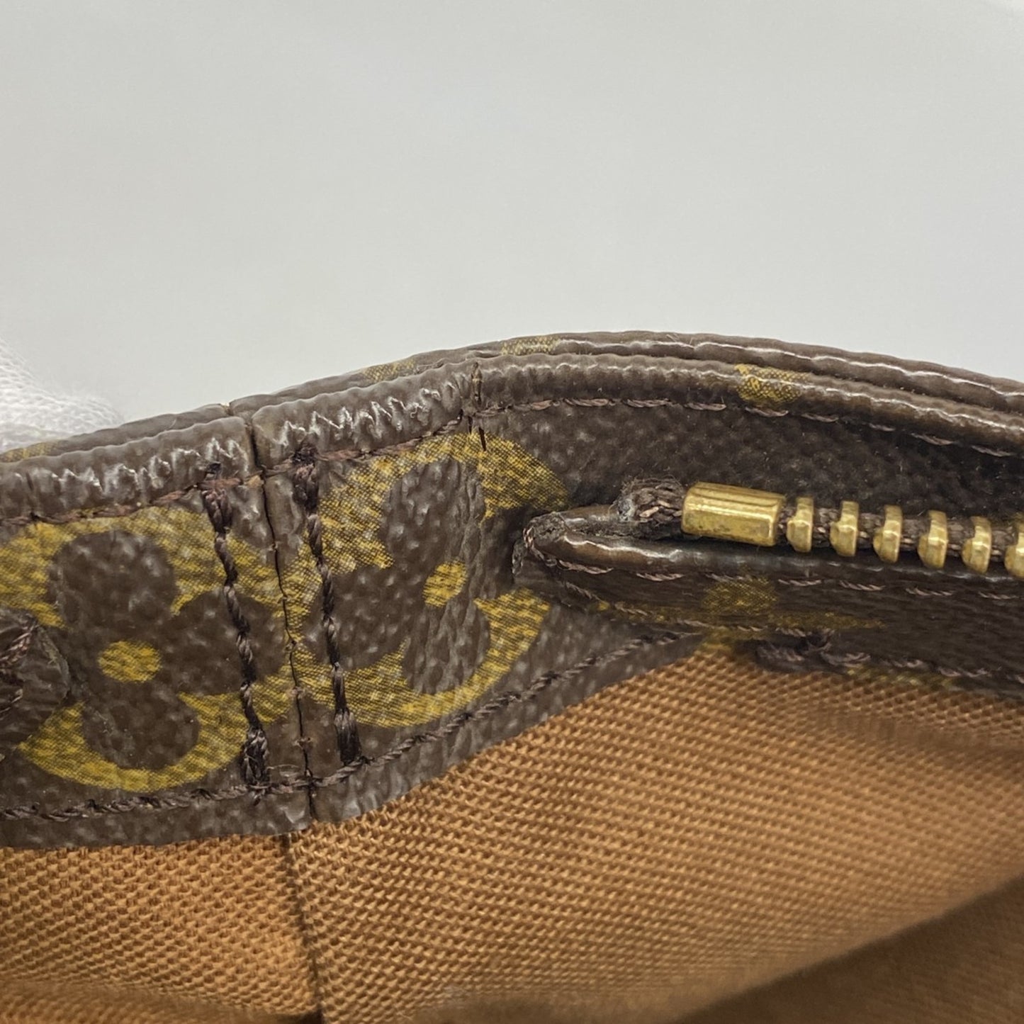 Louis Vuitton Monogram Cabas Piano Tote Bag M51148 Brown