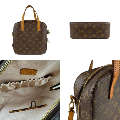 Louis Vuitton Louis Vuitton Handbag Shoulder Bag Monogram Spontini Canvas Brown Gold