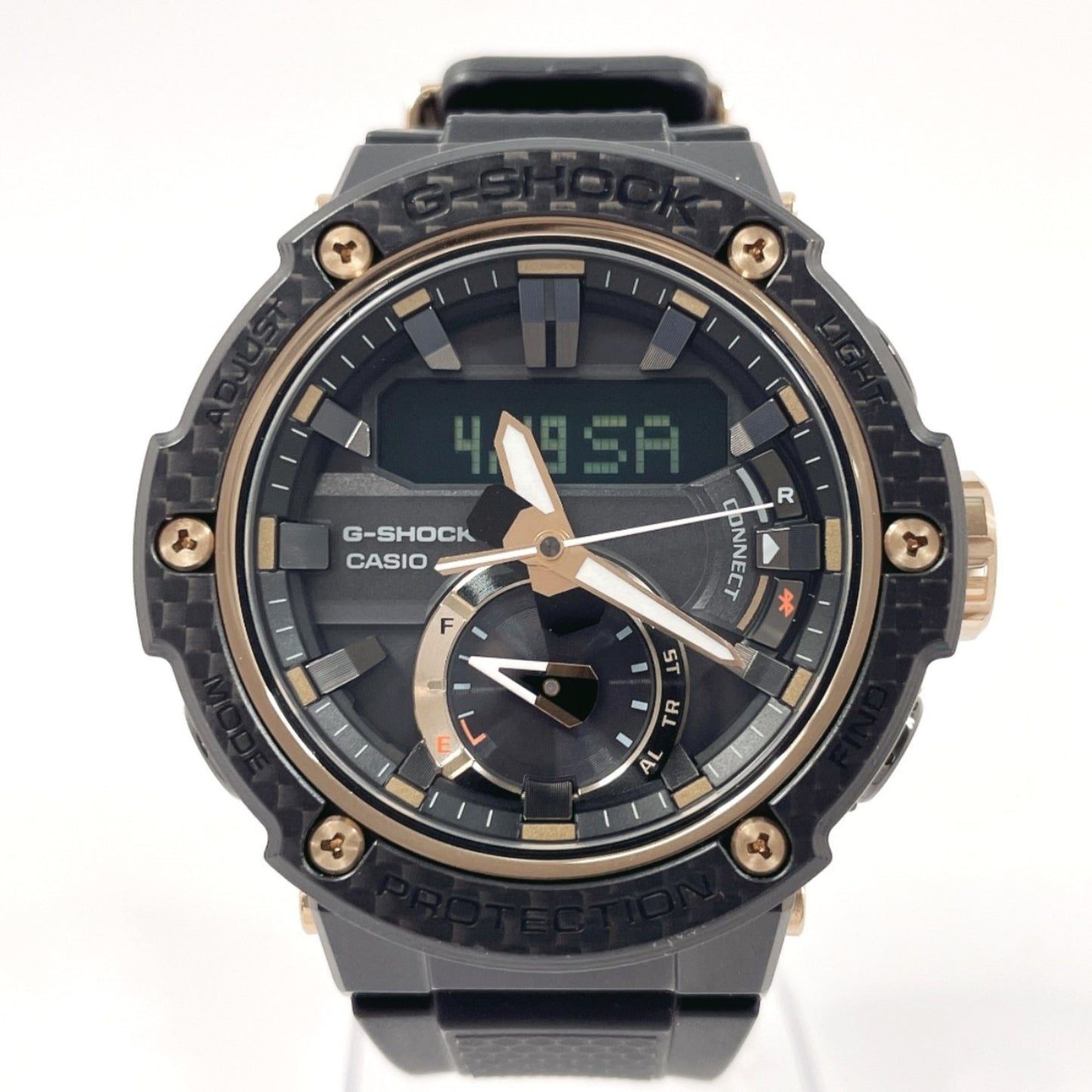 Casio G-Shock G-Steel Gst-B200X Watch Stainless Steel/Rubber Black Solar Dial