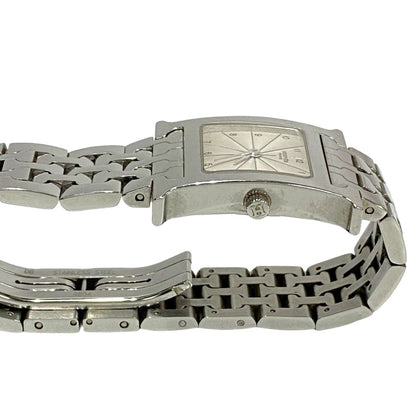 Hermes H Watch Stainless Steel Wristwatch For Men