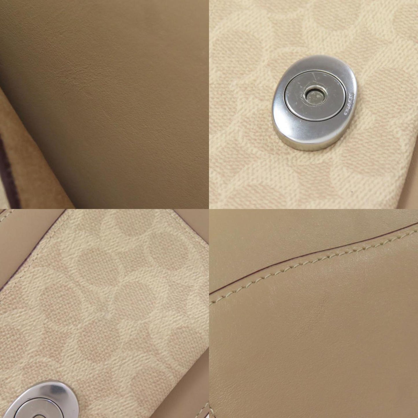 Coach 91215 Signature Handbag Pvc