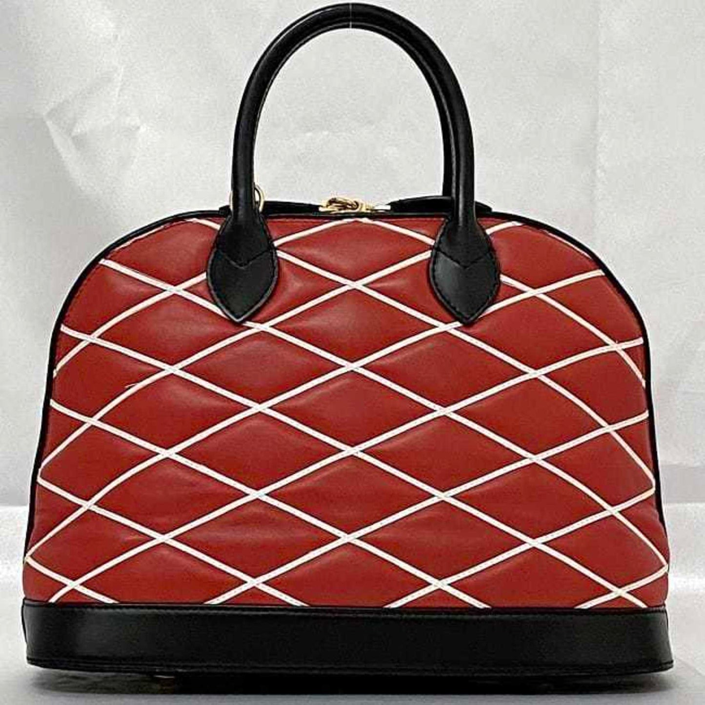 Louis Vuitton Handbag Alma Pm F-22474 Red Black Maltage 2Wy Shoulder Bag Leather Fo4104 Louis