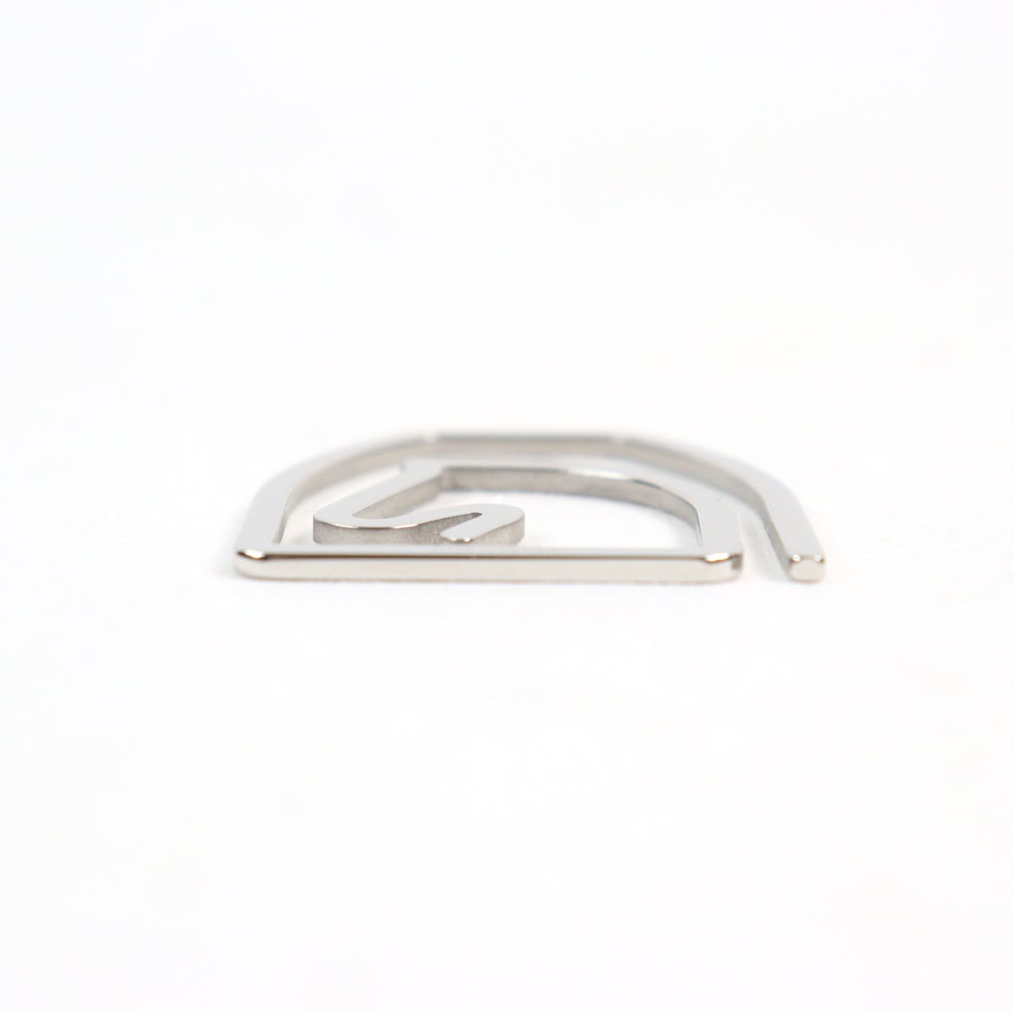 Hermes Z4140 Equestre Logo Engraved Horse-Shaped Bill Clip/Money Clip