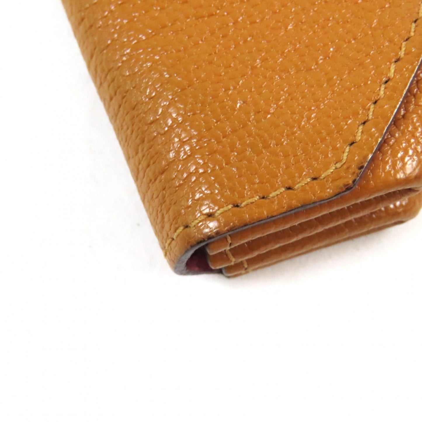 Hermes Levain Quatre Verso Two-Tone Chevre Mysore Wallet/Coin Case