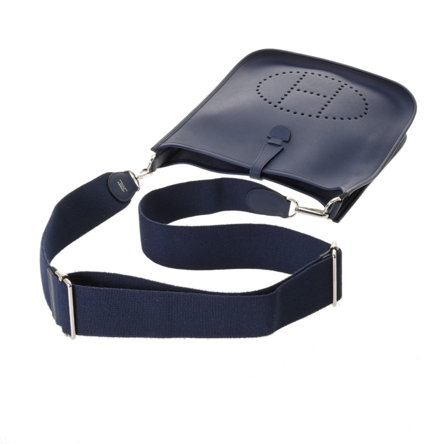 Hermes Evelyn 3 Pm Blue Ankle Q Stamp (Circa 2013)