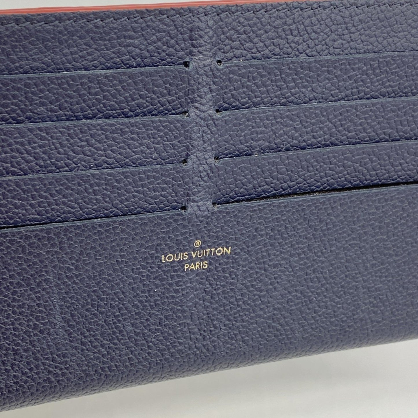 Louis Vuitton Monogram Empreinte Pochette Felicie Shoulder Wallet M64099 Marine Rouge