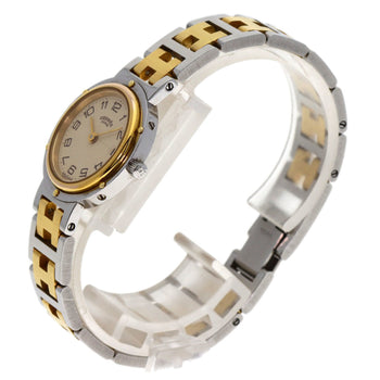 Hermes Clipper Old Buckle Watch Stainless Steel Ssxgp