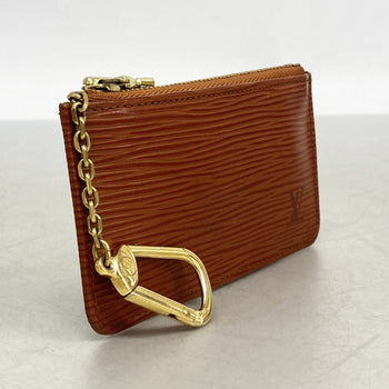 Louis Vuitton Epi Pochette Cle Wallet/Coin Case M63803 Kenya Brown