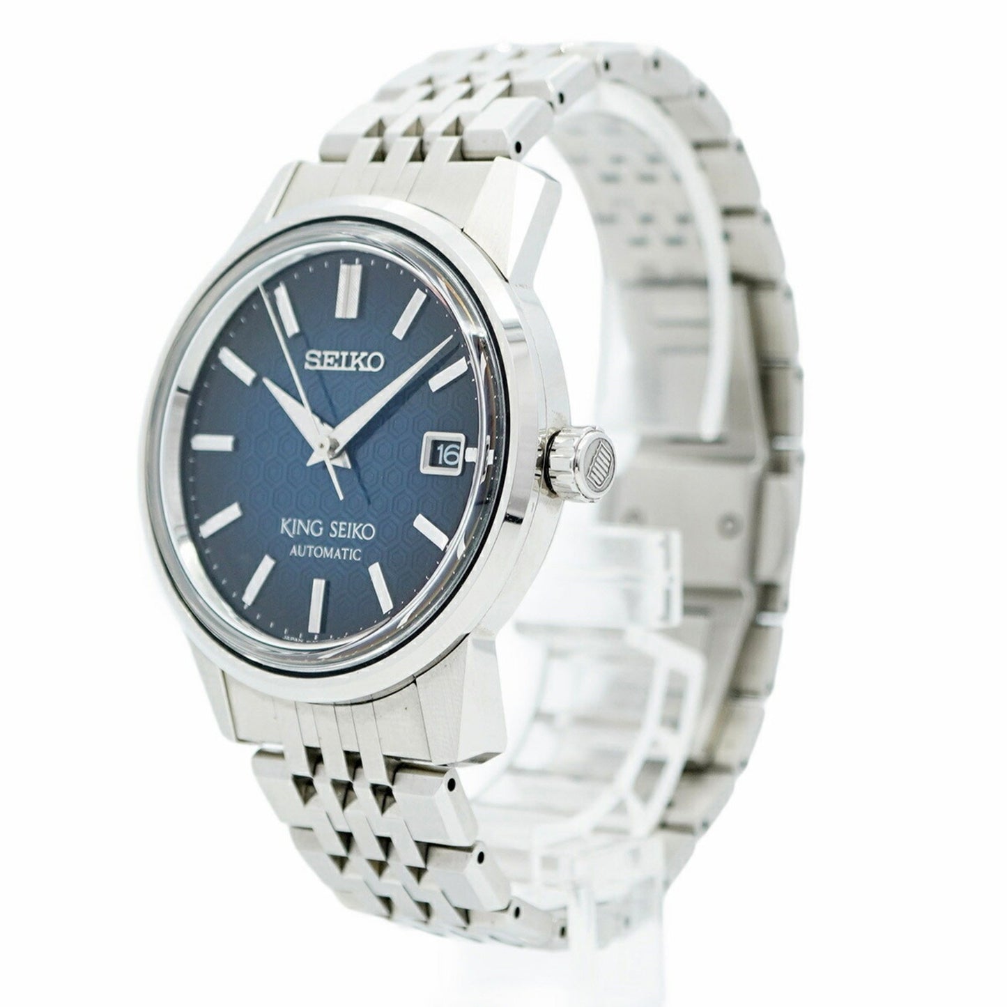 Seiko King 6L35-00G0 Sdka013 Navy Dial