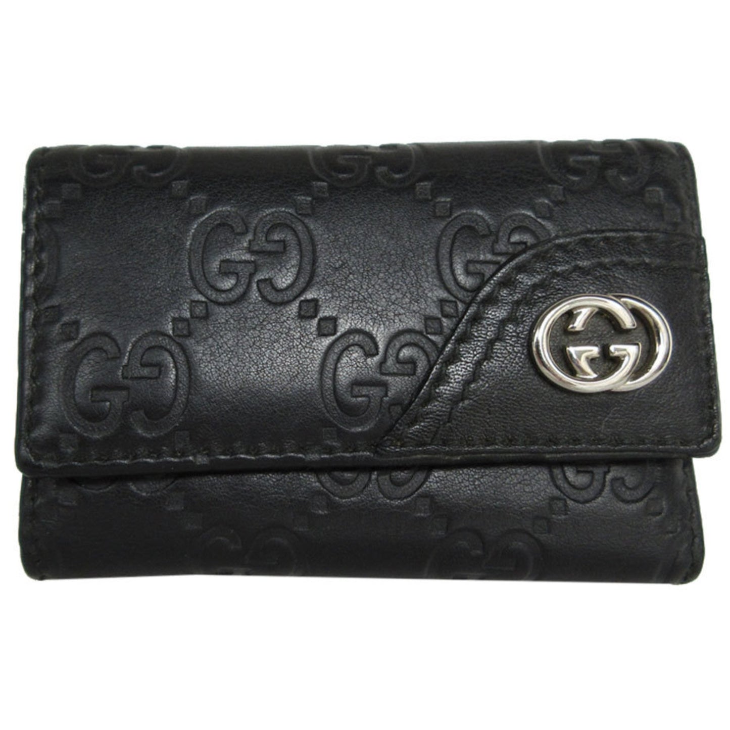 Gucci Key Case Leather Black