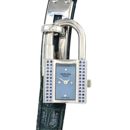 Herms Kelly 2S/4P Ke1.234.214 Zje-S Stainless Steel Quartz Wristwatch