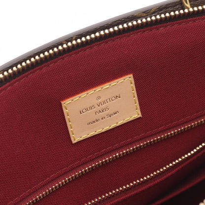 Louis Vuitton Petit Palais Mm Monogram Handbag Coated Canvas Leather