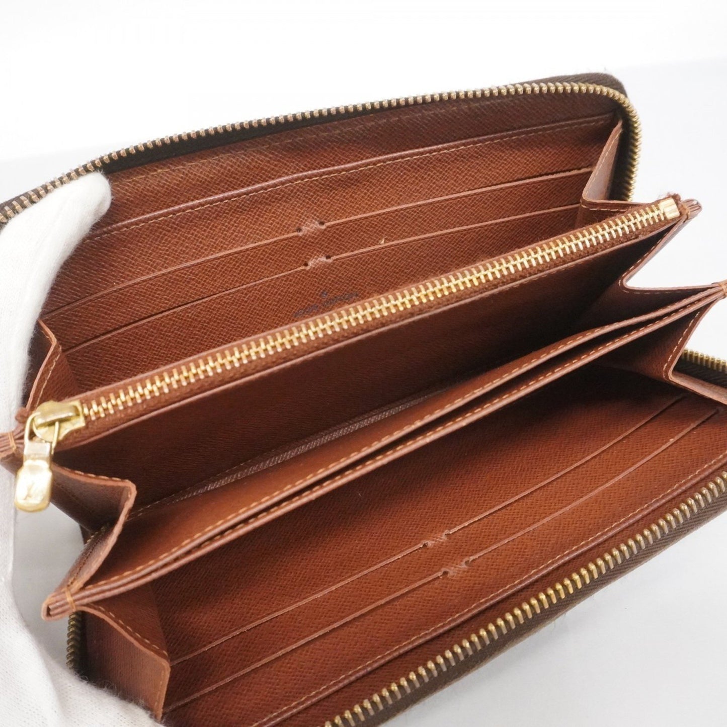 Louis Vuitton Monogram Zippy Wallet M60017 Brown