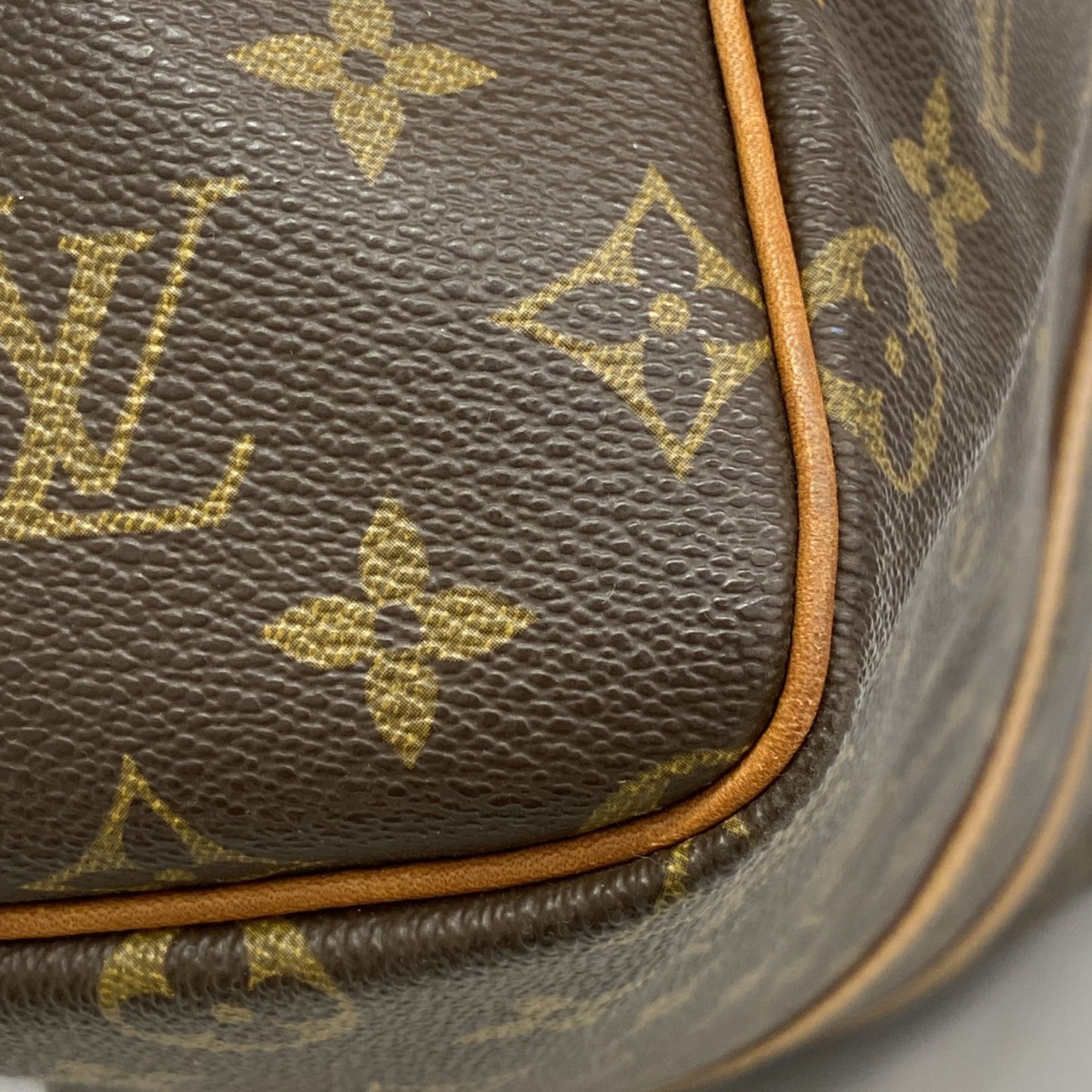 Louis Vuitton Monogram Keepall 55 Boston Bag M41424 Brown