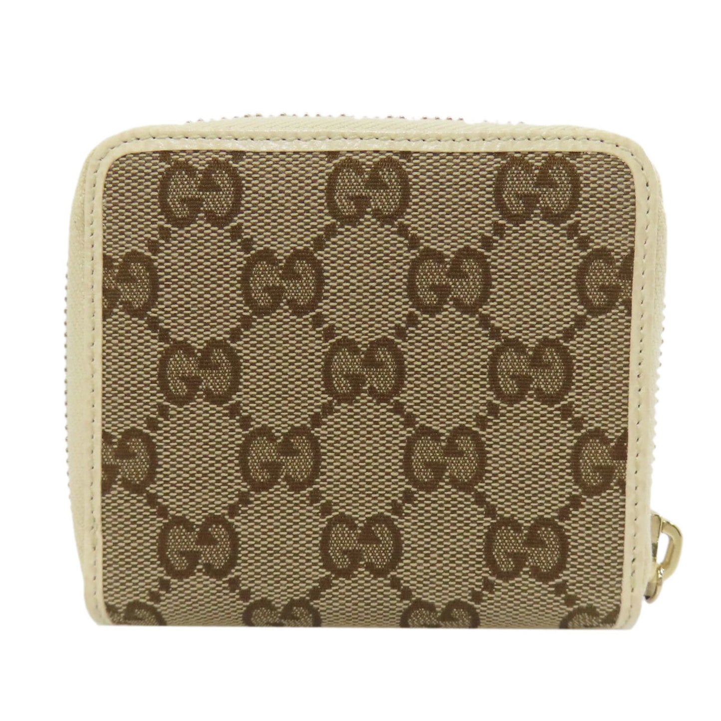 Gucci 346056 Outlet Gg Bifold Wallet Canvas Calfskin