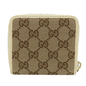 Gucci 346056 Outlet Gg Bifold Wallet Canvas Calfskin