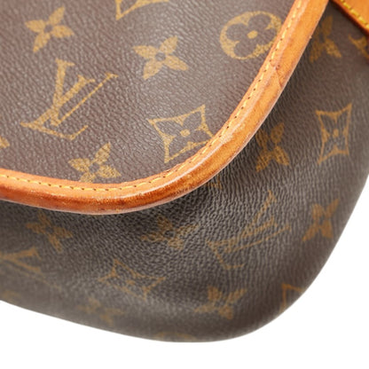 Louis Vuitton Monogram Sologne Shoulder Bag M42250 Brown Leather