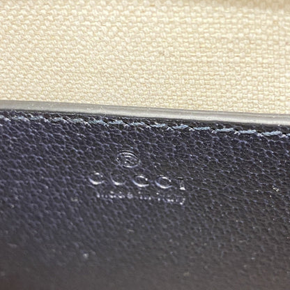 Gucci Gg Supreme Handbag 671623 Navy 2-Way Bag