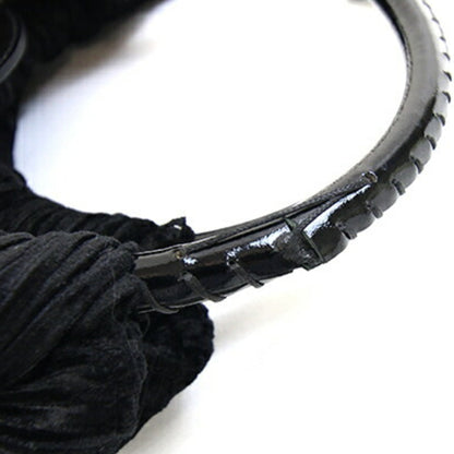 Giorgio Armani Handbag In Black Velour