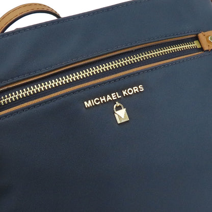 Michael Kors Shoulder Bag 32F7Go2C3C Nylon Leather Navy Brown
