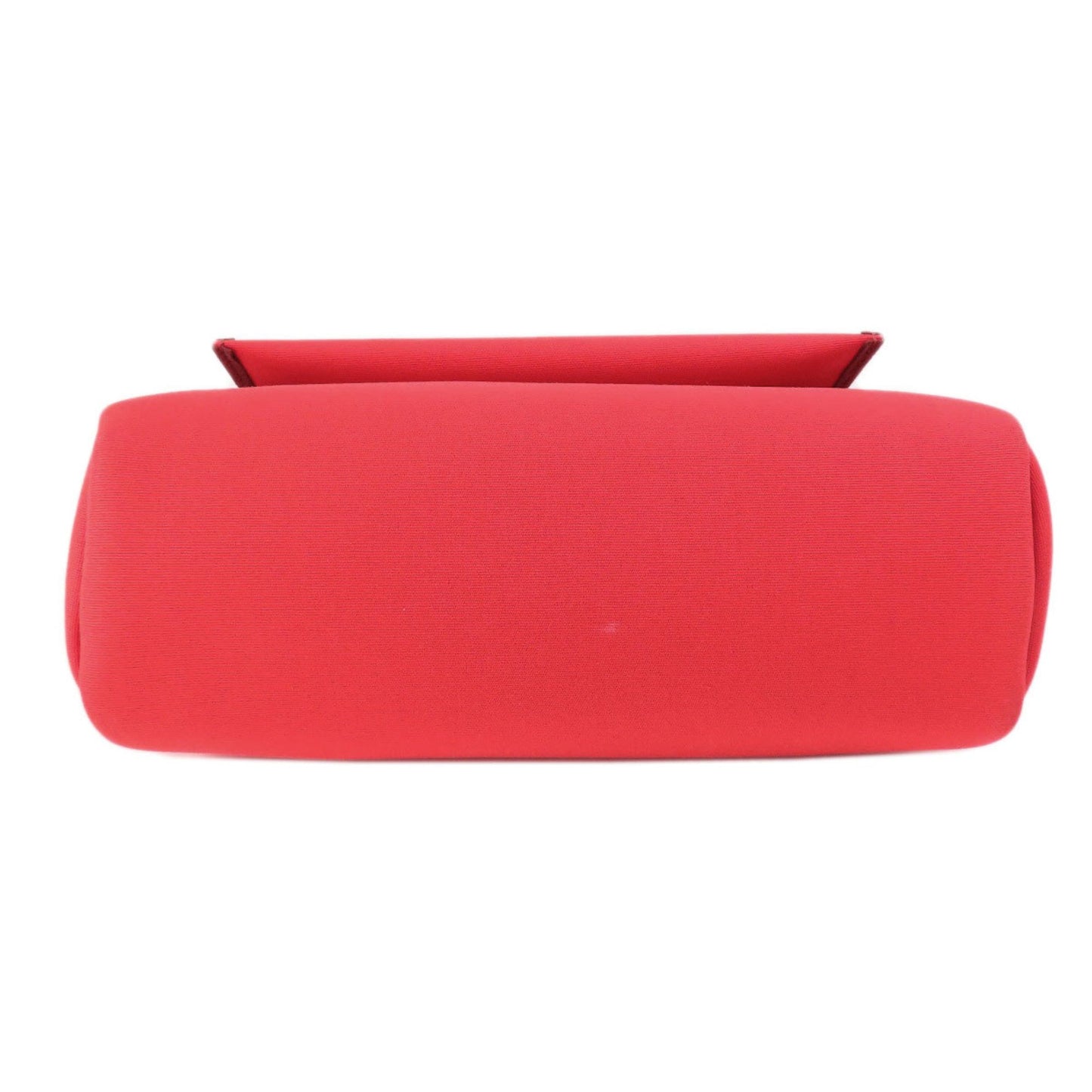 Hermes Airbag Zip Pm Red Handbag Toile Officier