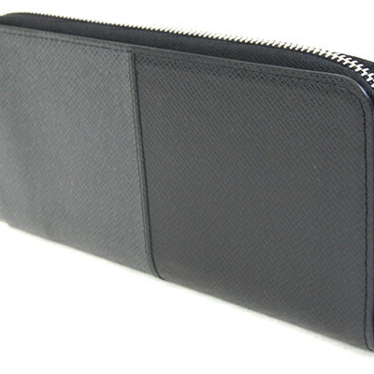 Louis Vuitton Taiga Zippy Wallet Vertical Round Long M30731 Gray Black