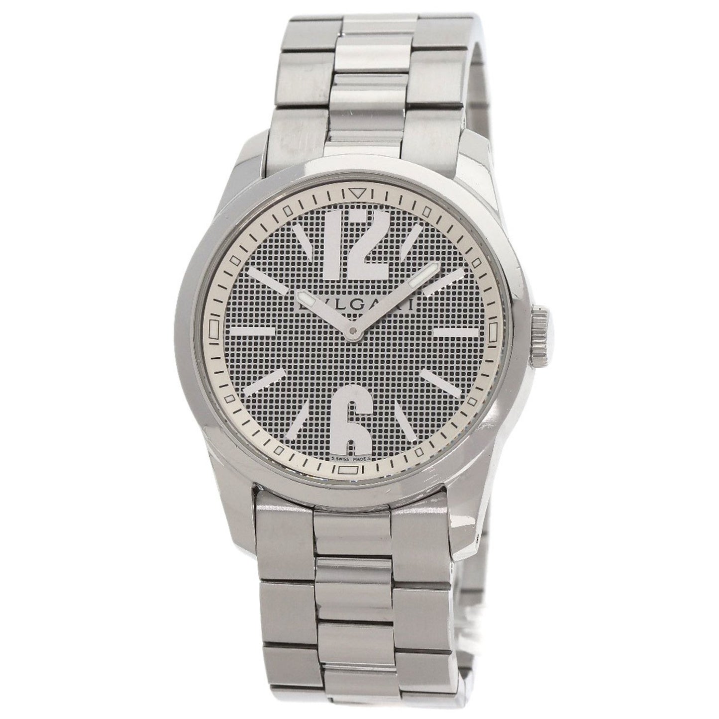 Bvlgari St37S Solotempo Stainless Steel